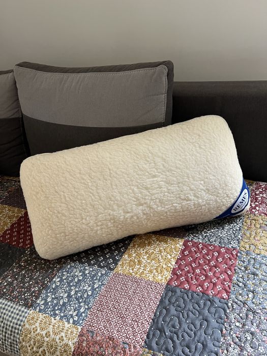 Nowa wełniana ekologiczna poduszka do spania wełna 100% merino naturalna