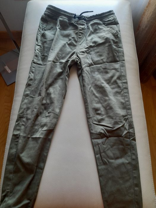 Calças fato de treino verde