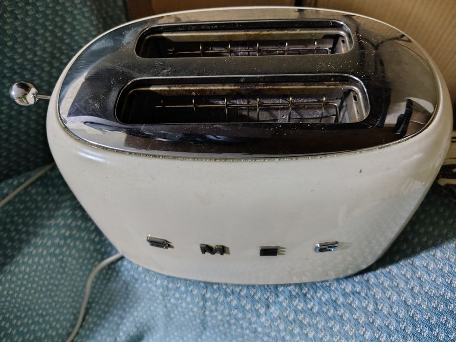 Smeg Torradeira Creme (Avariada) - Excelente estado estético, para reparação
