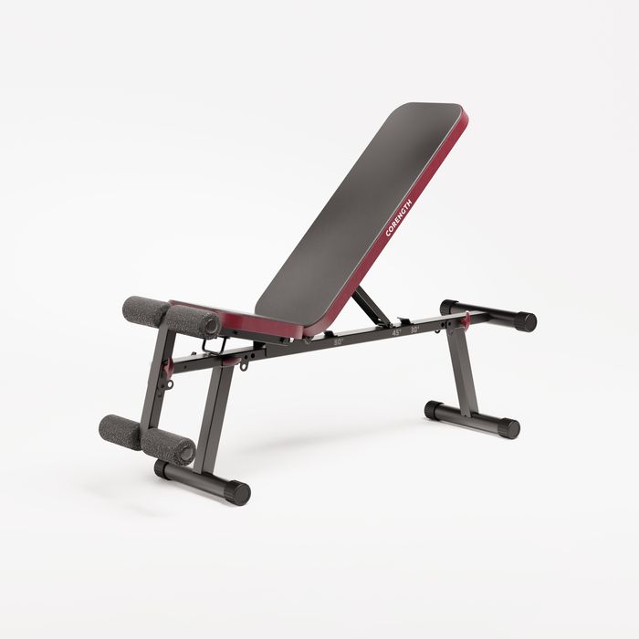 Foldable, Adjustable, Abdominal Exercise Bench - Bench 500 Fold442461156593510400
