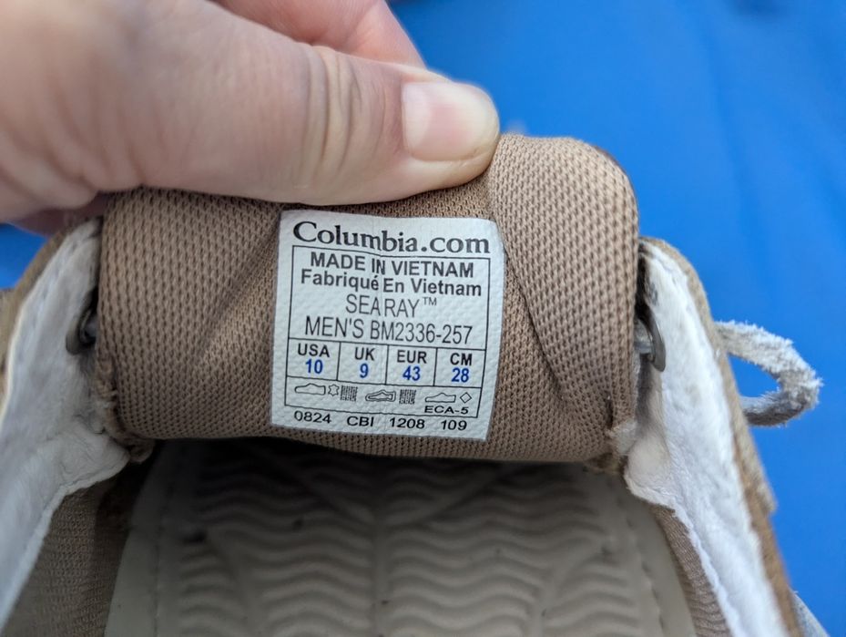 Мокасіни шкіряні Columbia techlite, р-р 43