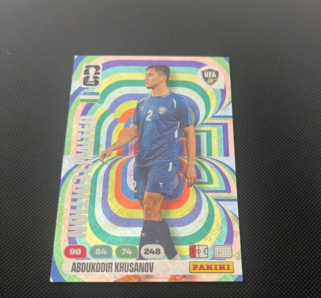 Karta FIFA world cup 2026 Khusanov limited edition holo