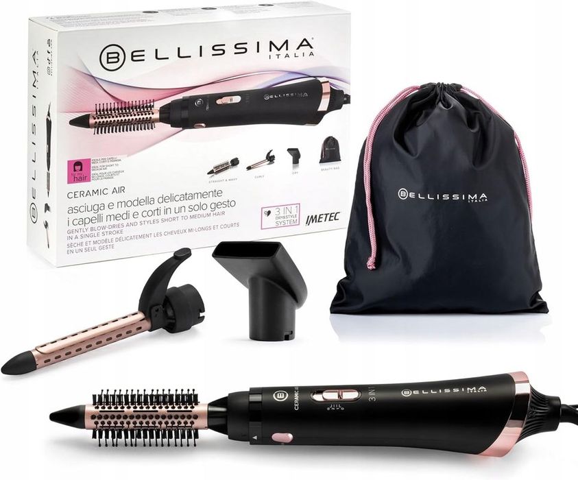 Bellissima Imetec Ceramic Air lokówka suszarka 3 w 1