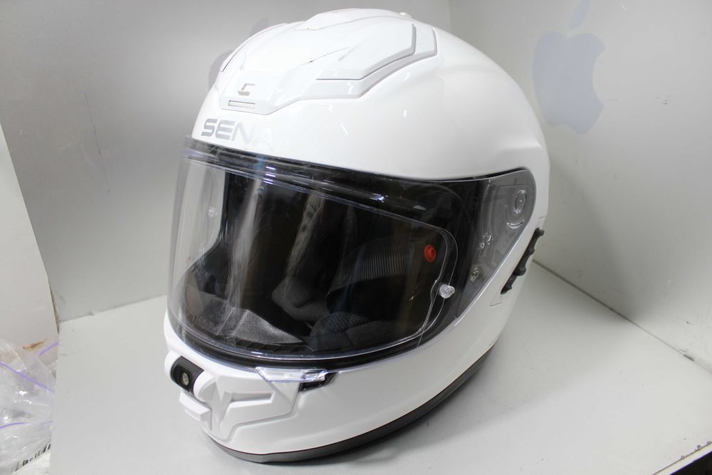 Шолом для мотоцикла SENA Phantom Bluetooth M-57-58см БІЛИЙ