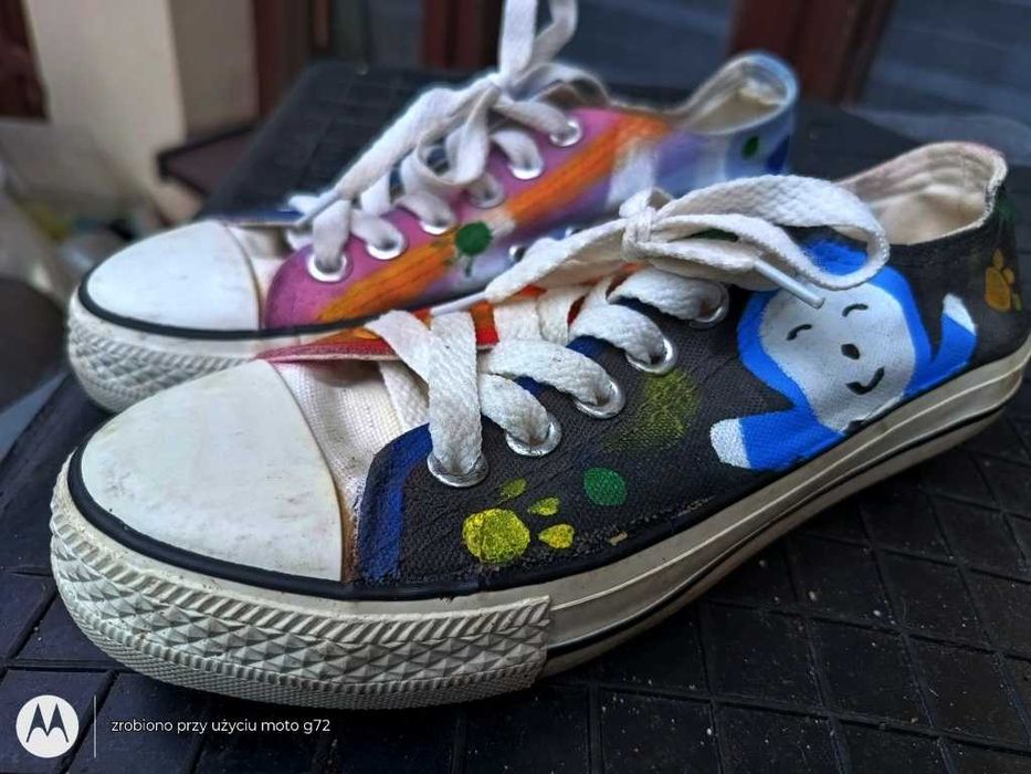 Buty Trampki młodzieżowe wielokolorowe roz.38 YGU-STAR-BB Bardzo Dobre