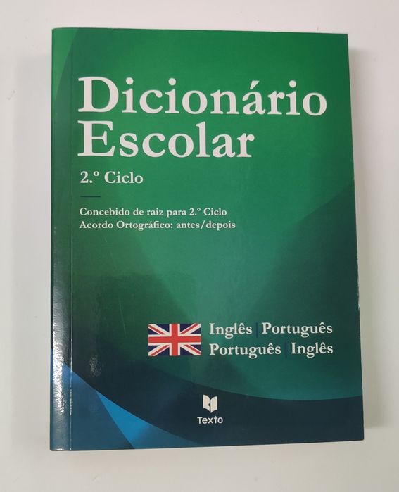 Dicionário escolar de inglês português para 2° ciclo