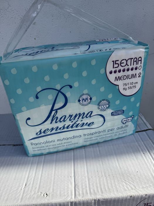 Pieluchomajtki pharma sensitive medium 2 extra 6x15szt