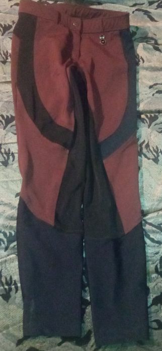 Bryczesy, jeździeckie, 34/36, damskie brązowo- czarne