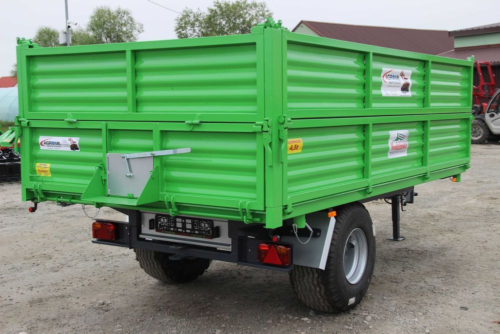 Przyczepa rolnicza WODZIŃSKI Model WTP1W1 Ładowność 3500 Kg promocja