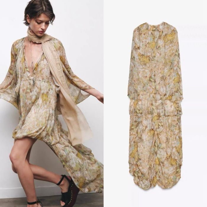 Сукня плаття Zara платье лен сарафан