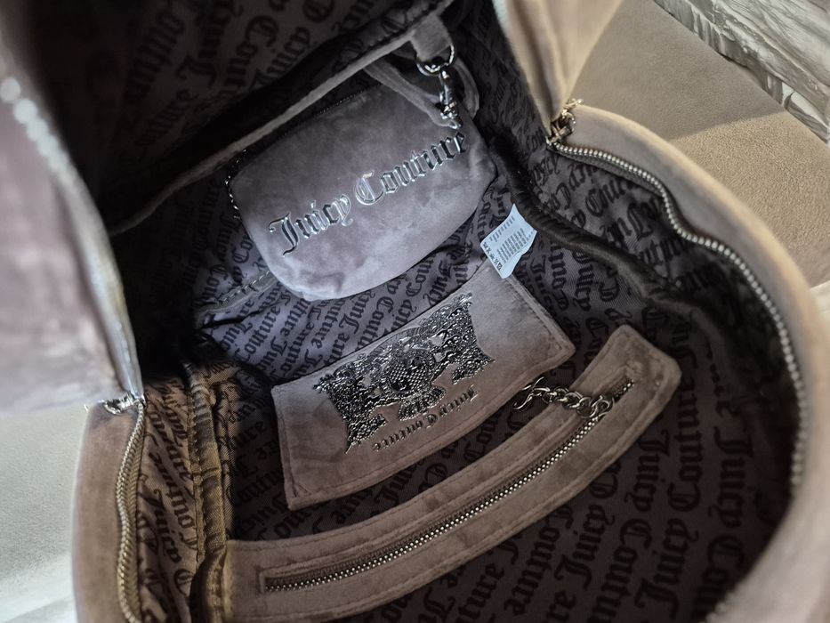Plecak Damski Welurowy Juicy Couture