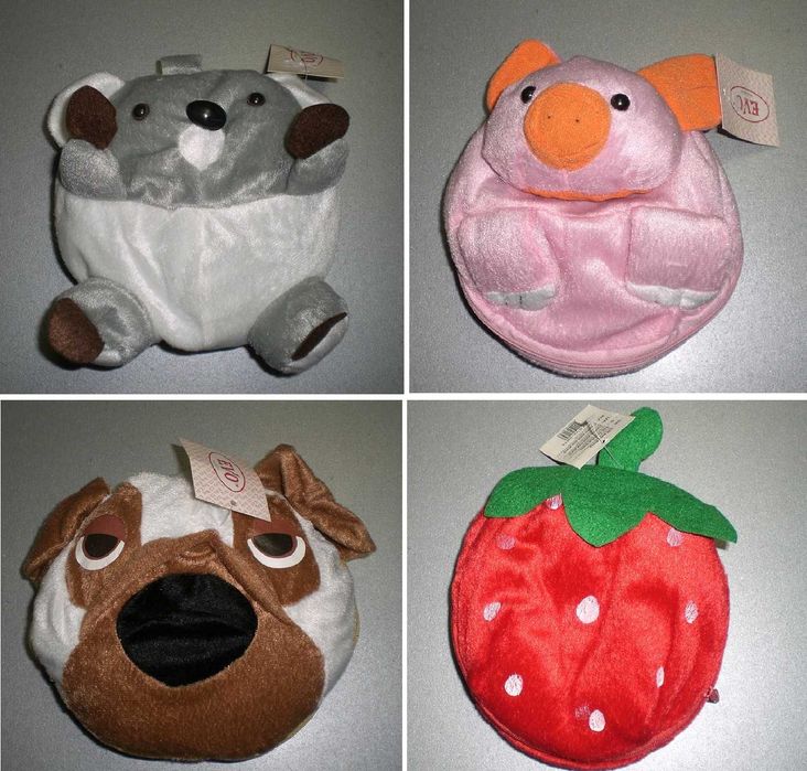 Плюшеві дитячі сумочки для CD на 24 шт.