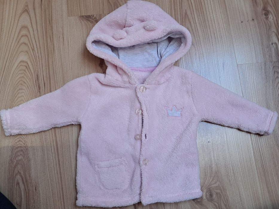 Misiowy polar dla dziewczynki 62/68 no name. Ucielam metki. Zapomniała