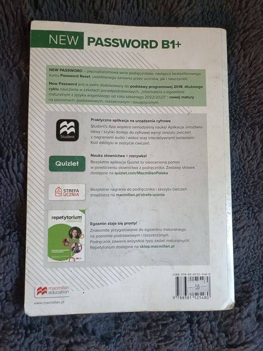 Ćwiczeniówka New password B1+