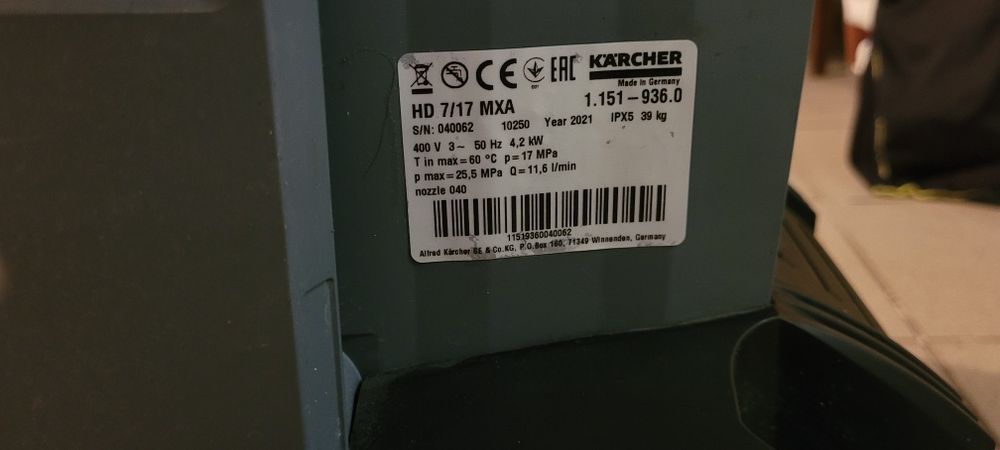 Myjka Karcher. HD 7/17 MXA