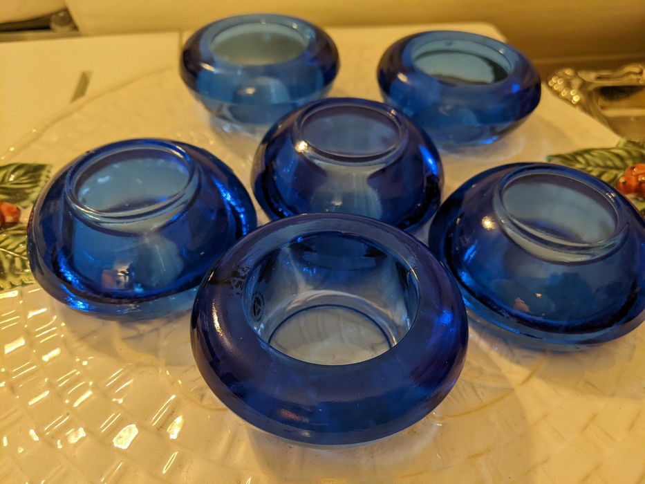 Підсвічники із кольорового скла ручної роботи виробництво Швеція