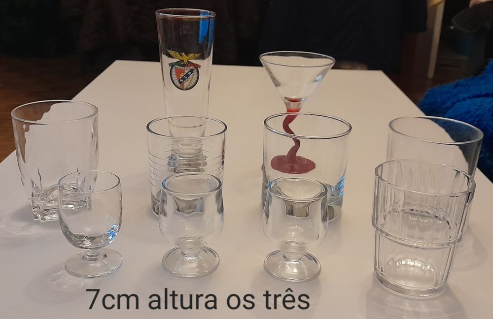 Copos variados a vulso