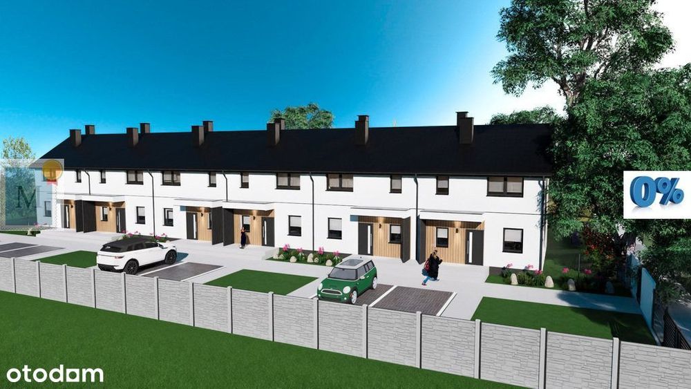 Dom-szereg,82m2 z poddaszem,4pokoje,Brata Alberta