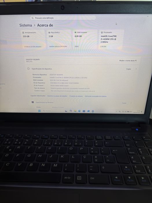 Clevo W650SJ 15.6” Gaming – i5 / GTX 850M / 8GB / SSD 256GB