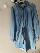 Sukienka tunika cienki jeans rozm 36