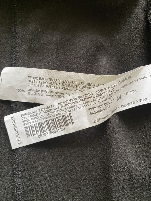 платье-рубашка черное кожанное от бренда STRADIVARIUS