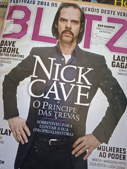 Três revistas antigas Blitz e Rolling Stone