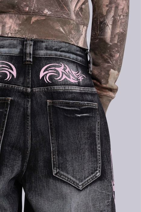 Shorts Jaded London Pink Blade 26-36 Colossus Jorts Shorts