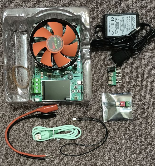 Новая версия нагрузки Atorch DL24 150W 20A +подарок триггер протоколов