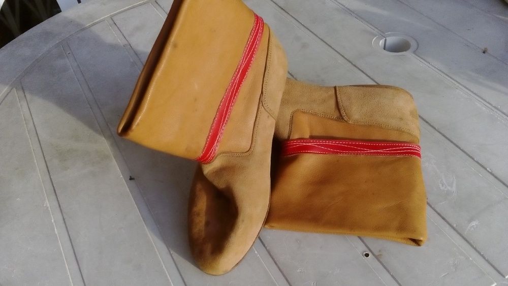 2 pares de botas vintage originas da Madeira 38/39