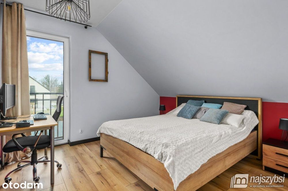 Krępsko- nowoczesny dom 108m2 z garażem, 800m2 dz.