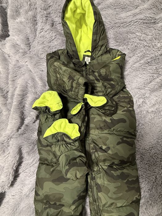 Зимовий пуховий комбінезон GAP + флісовий ромпер