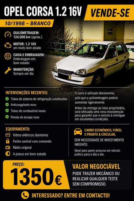Opel corsa 1.2 16v