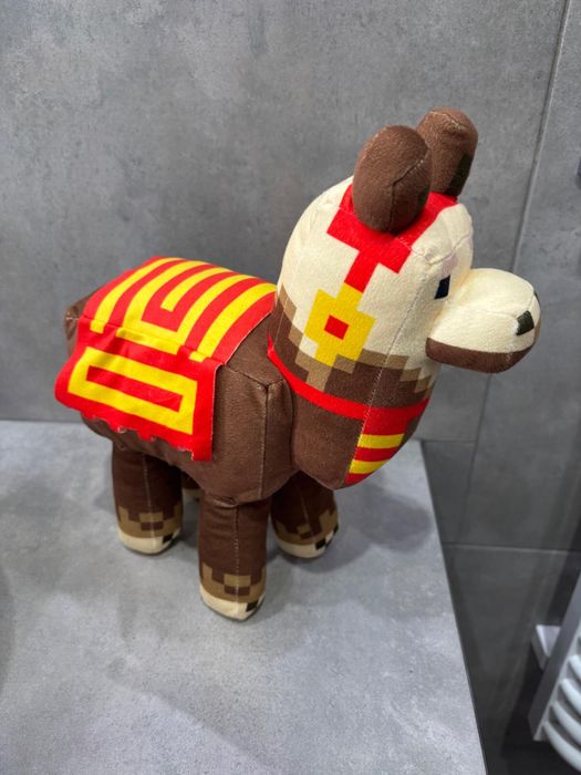 Maskotka, pluszak Minecraft - Lama - 35 cm - Bandai Namco