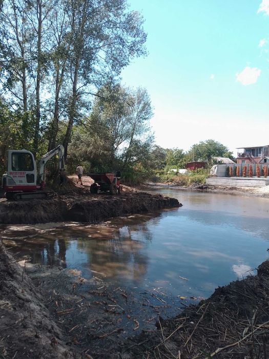 Аренда мини-экскаватора, Копание троншей, планирование участка