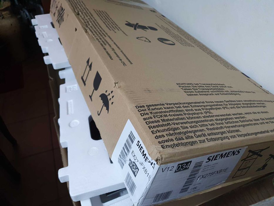 Placa de Indução SIEMENS Flex EX275FXB1E (Elétrica - Preto) - AVARIADA