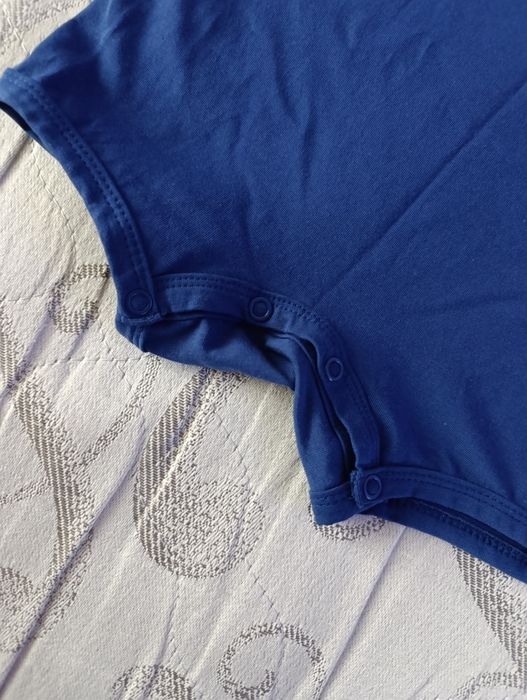 Ромпер, комбинезон синий 6-9 мес