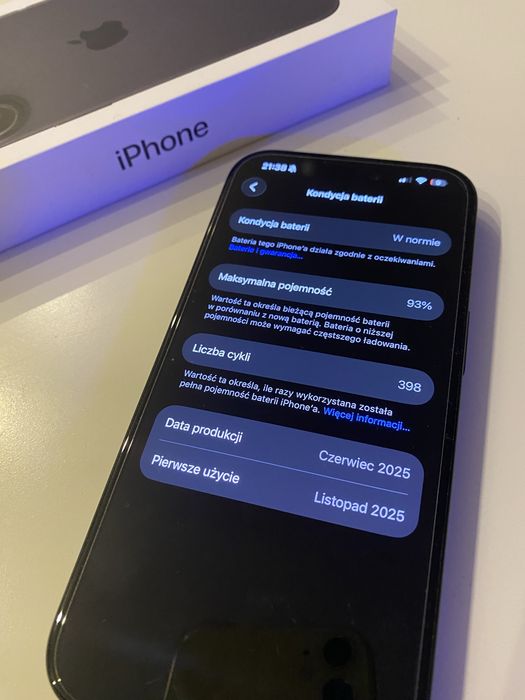 Iphone 16 128GB Jak Nowy