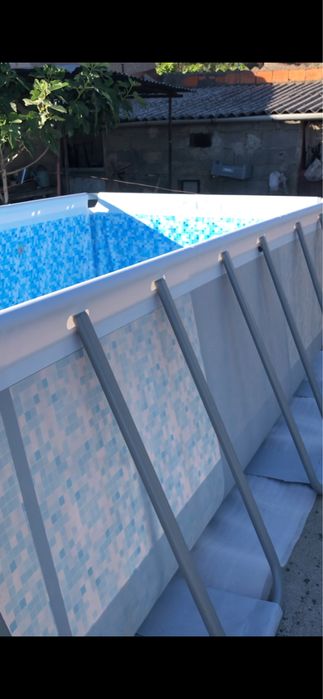 Piscina Bestway 56670 Rectangular Power Steel 488x244x122 Cm