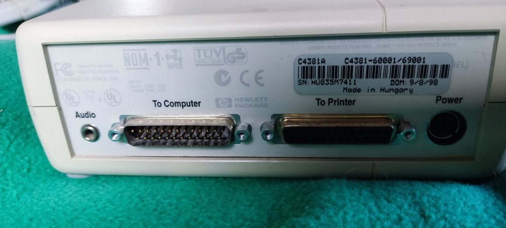 Gravador HP Externo CD-R SCSI excelente estado