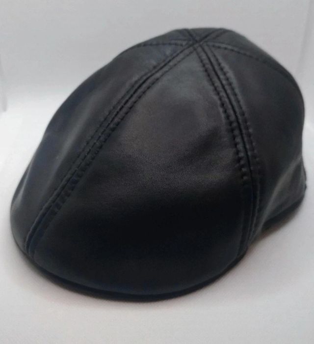 Kaszkiet męski skóra naturalna