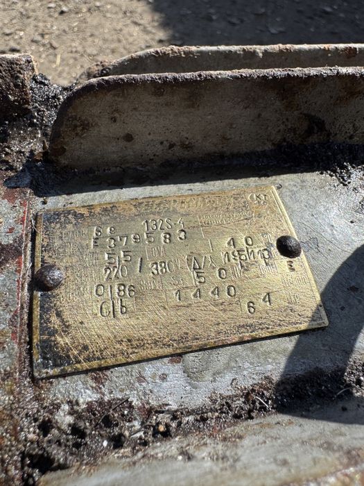 silnik elektryczny trojfazowy asynchroniczny 5,5kW