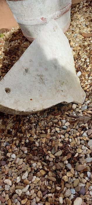 Vaso meia lua em pedra