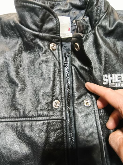 Кожаная куртка SHERWOOD Hockey,винтаж80еCanada 50p, exclusive.