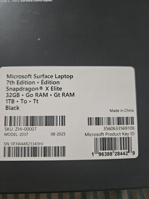 Laptop Microsoft Surface 7