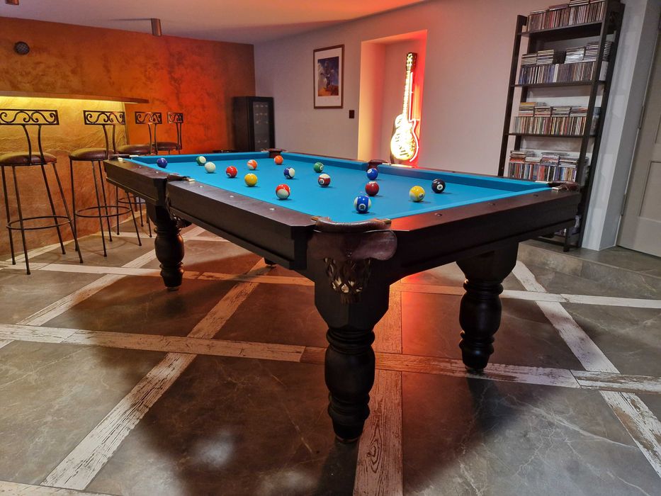 Stół do bilarda 3w1 stoły bilarde jadalniane ping pong płyta kamienna