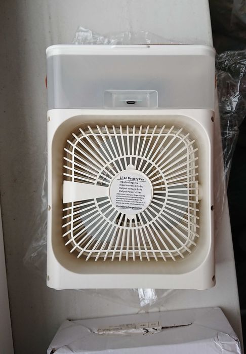 Вентилятор - увлажнитель, поворотный, холодный кондиционер, подсветка