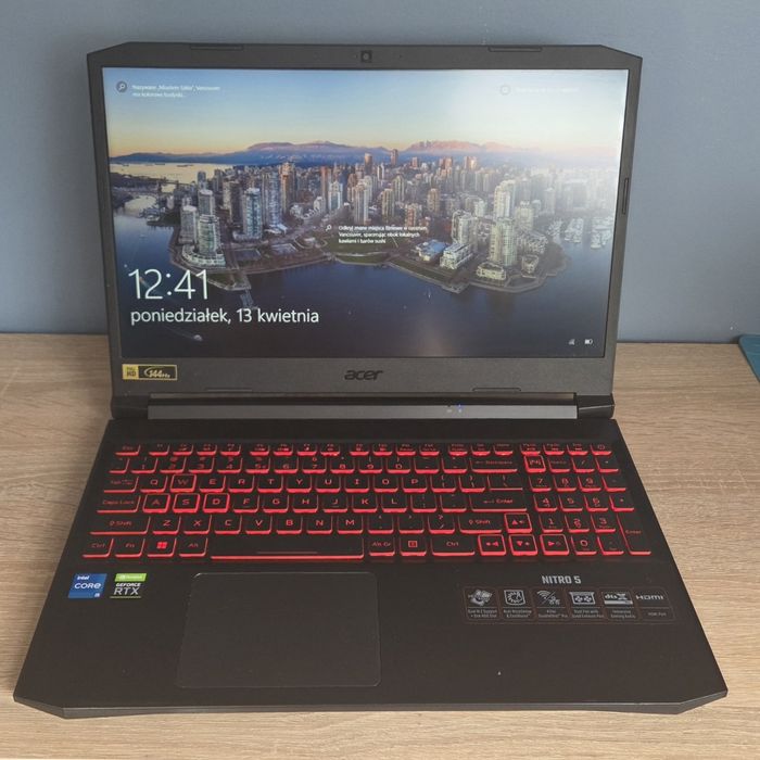 ACER Nitro 5! i5/RTX 3050/16GBram/SSD