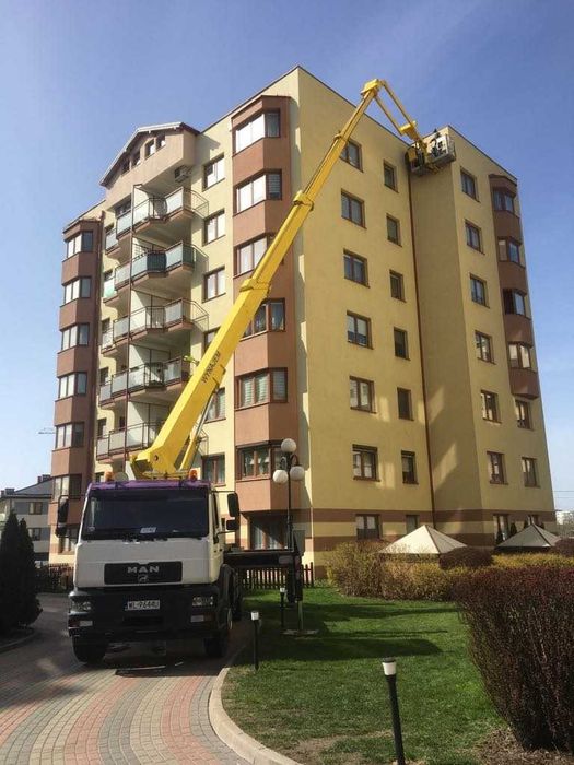 Wynajmę podnośnik koszowy 20m, 25m, 30m, 35m, 45m,