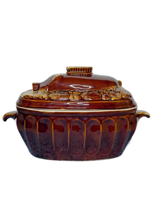 Керамічна жаровня / гусятниця