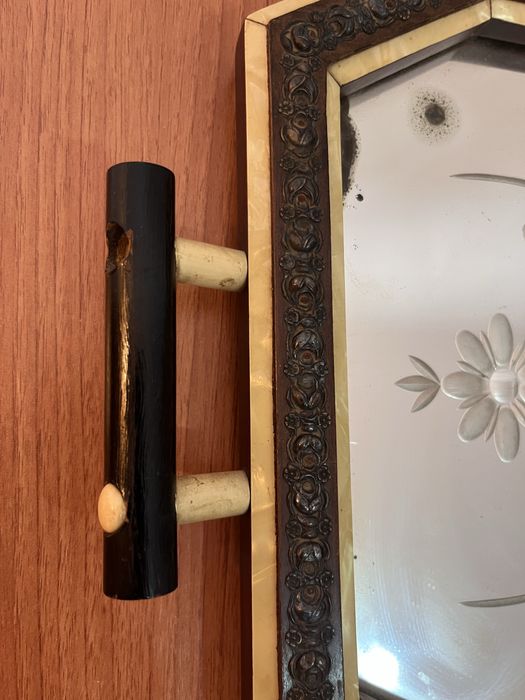 Tabuleiro espelho antigo